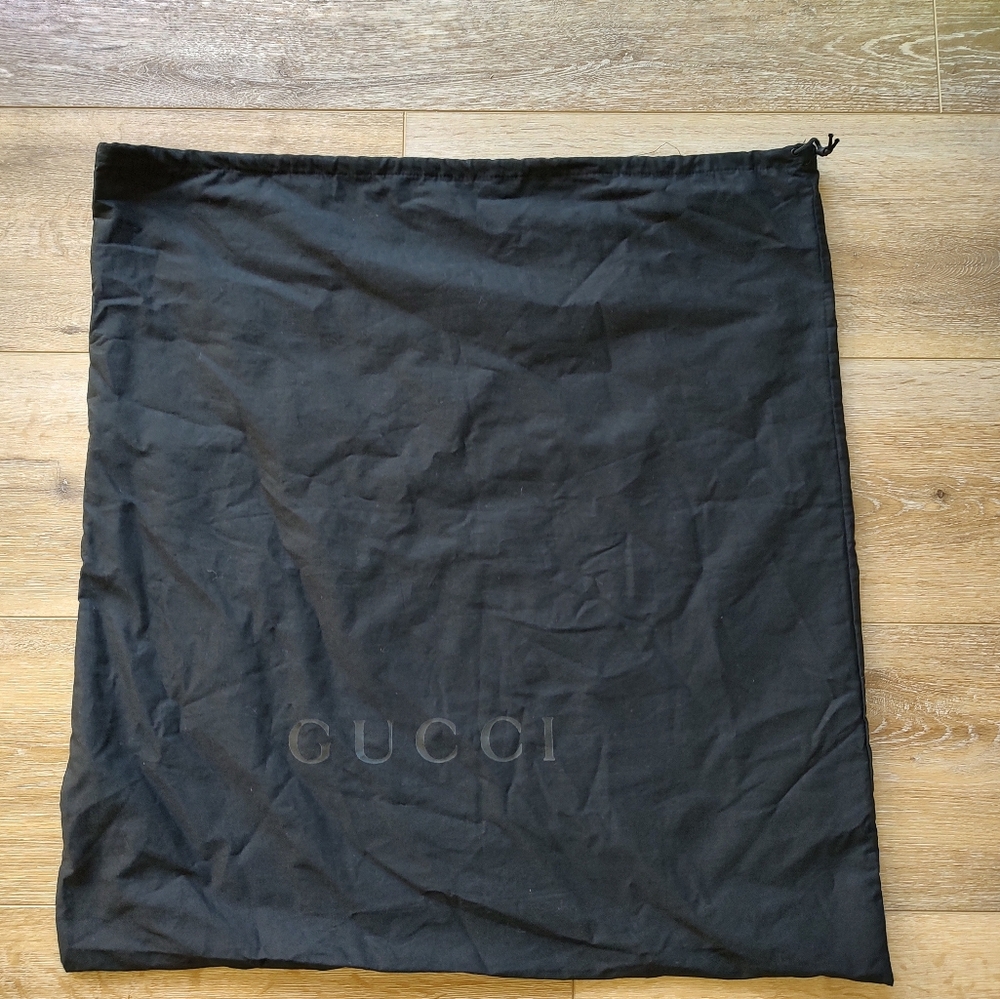 Gucci Authentic Drawstring Dust Bag Large Black B… - image 6